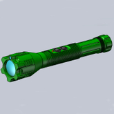 어두운 영역 조명을위한 녹색 레이저 포인터와 핸드 헬드 병렬 빔 녹색 LED 조명기